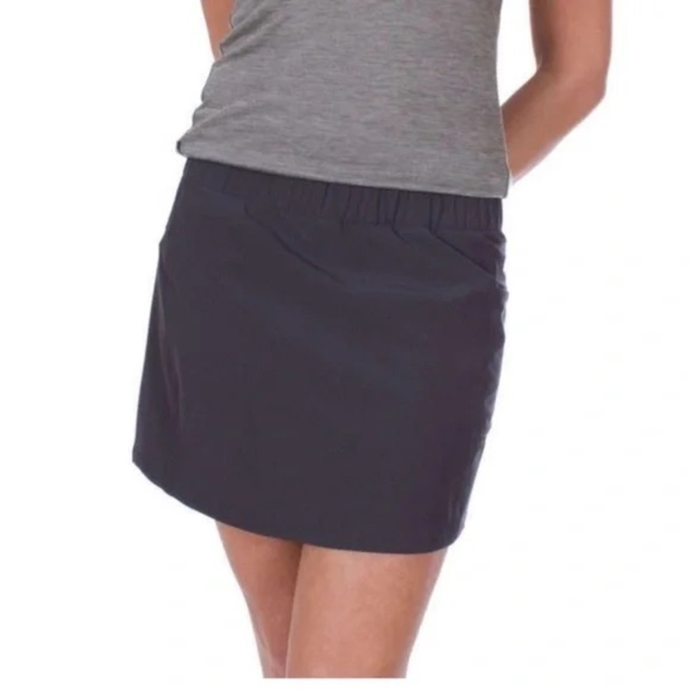 Patagonia Happy Hike Skort Skirt Ink Black S - Picture 3 of 11